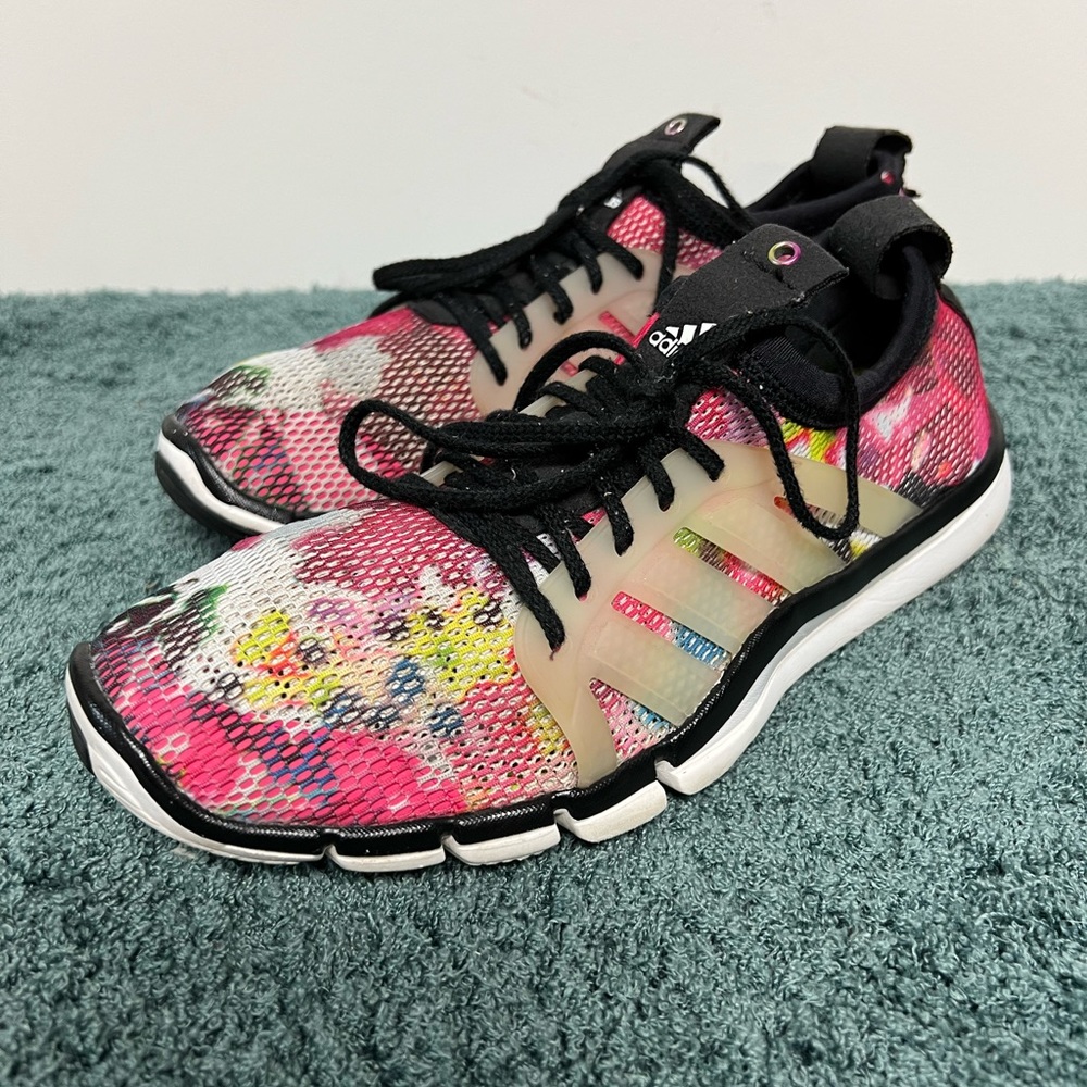 Adidas Womens Core Grace Pink Running Shoes Sneakers